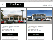 Tablet Screenshot of flowlexus.com